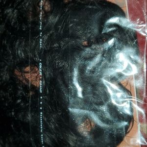NWT NIB, Toni Brattin Curly Twist, Black, full of hair.